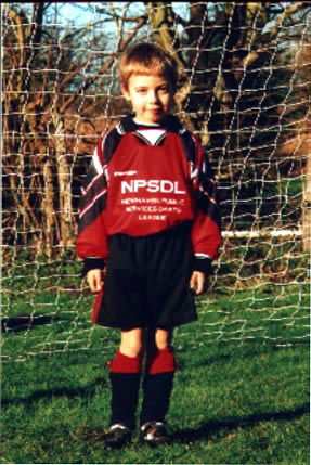 James Martin in Denton and South Heighton J.F.C. Kit  Year 2000